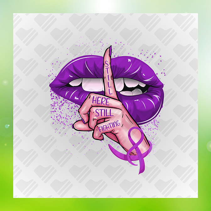 Still Here Still Fighting Lupus Sticker