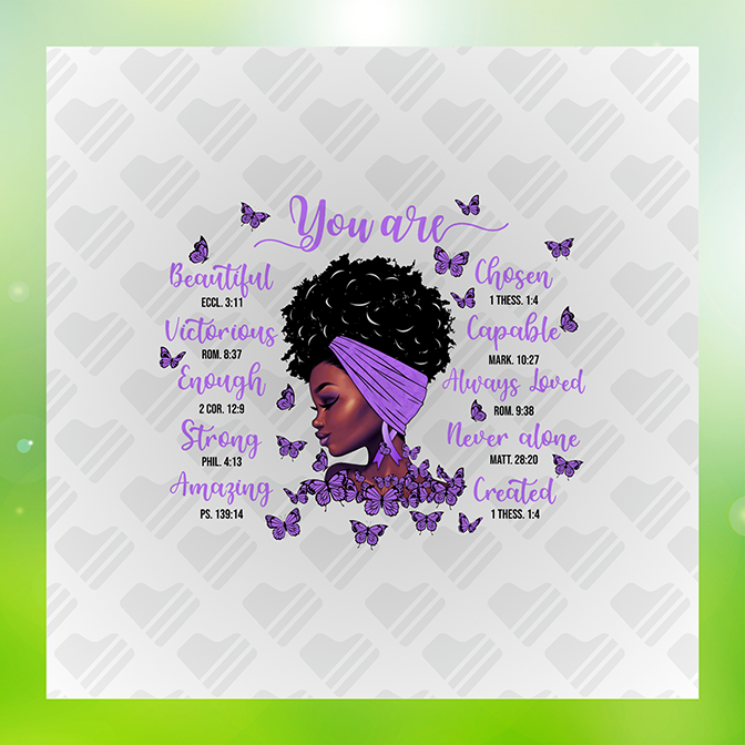 You Are Beautiful Chosen Lupus Sticker