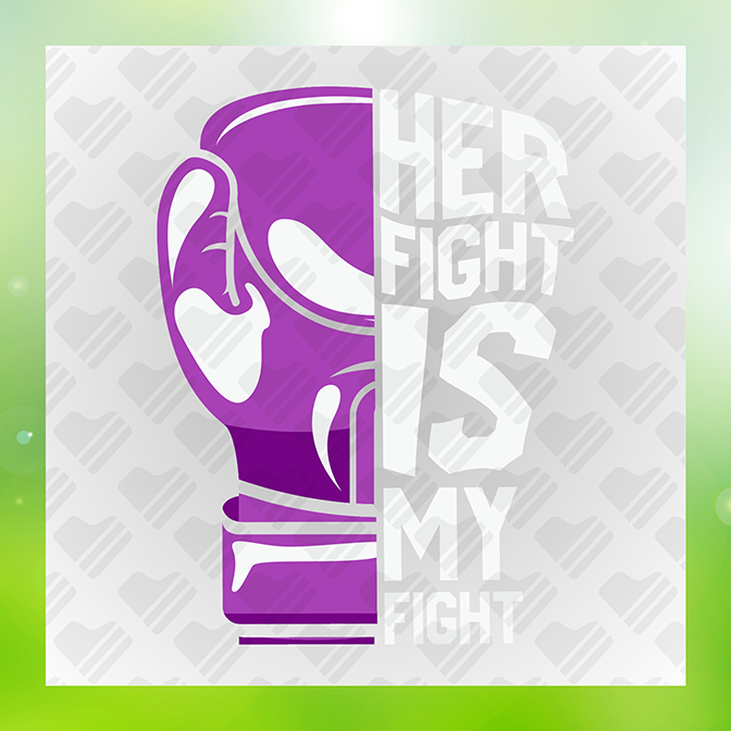 Her Fight Is My Fight Lupus Sticker