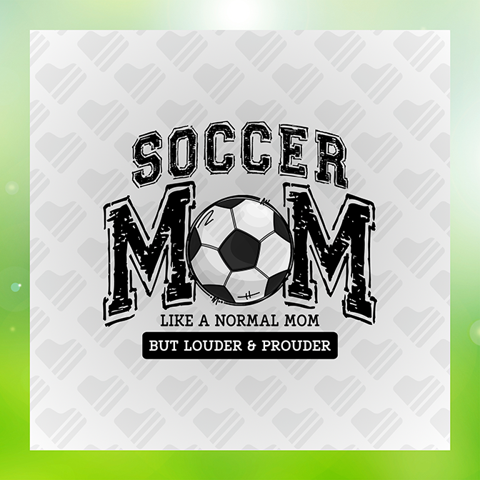 Soccer Mom Ver.2 Soccer Sticker