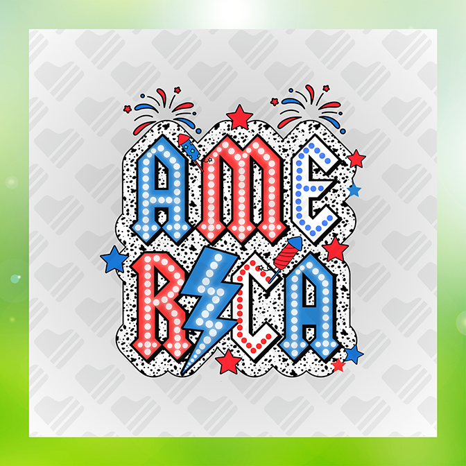 4th Of July America Sticker