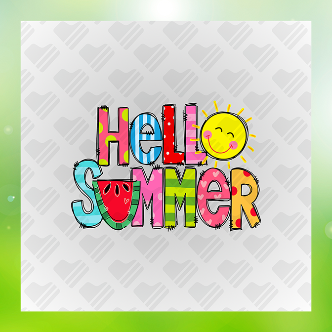 Hello Summer Trip Sticker