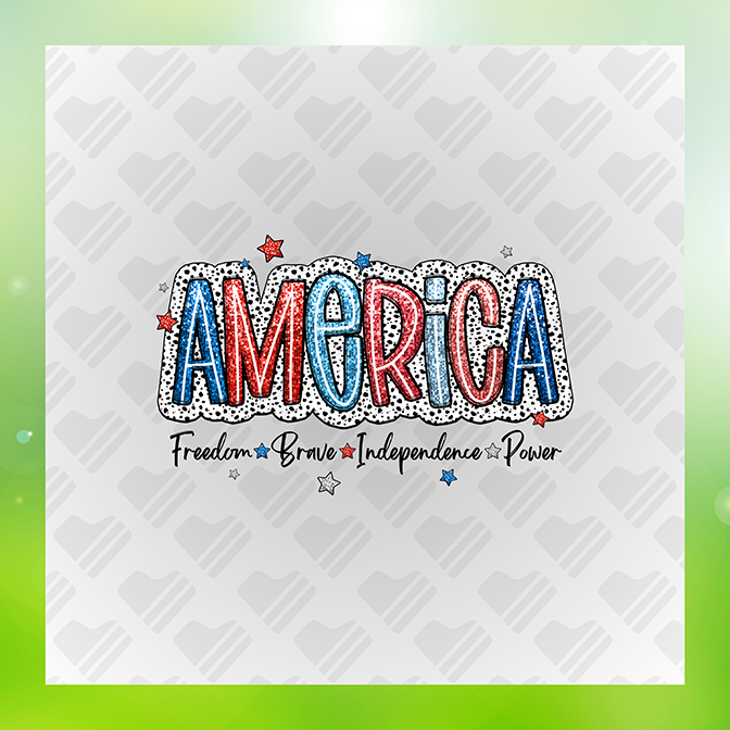 America July 4th Sticker