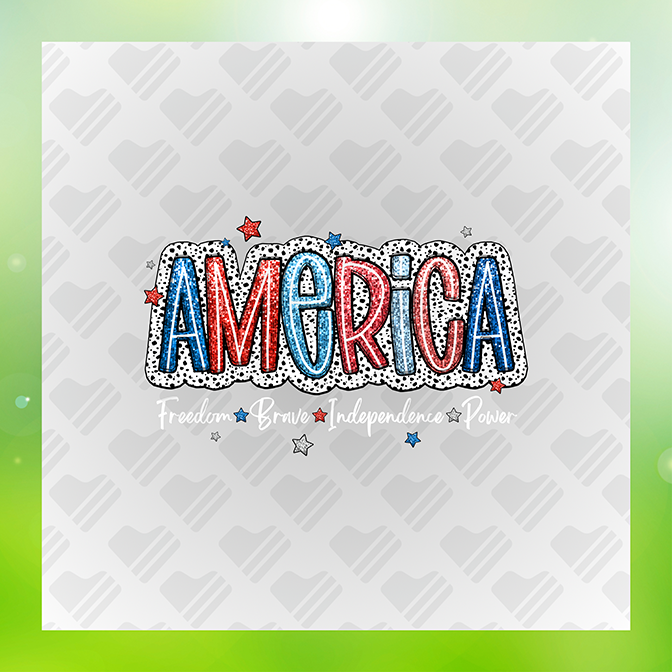 America July 4th Sticker