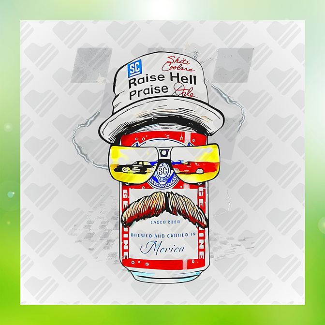 Raise Hell Praise Dale Sticker