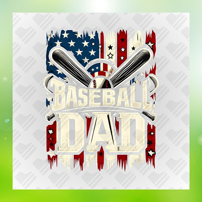 Baseball Dad Ver.3 Sticker