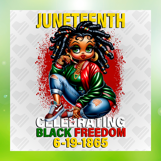 Juneteenth Celebrating Dad Sticker