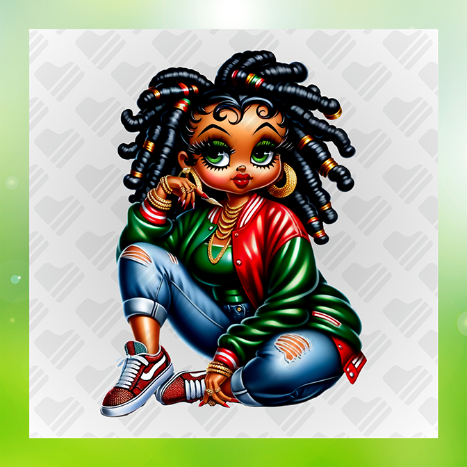 Juneteenth Girl Sticker