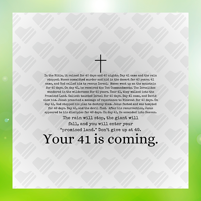 Your 41 is Coming Sticker