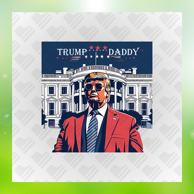 Trump Daddy Trump Sticker