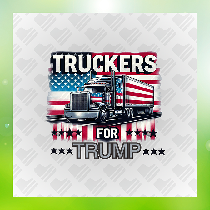 Truckers 4 Trump Trump Sticker