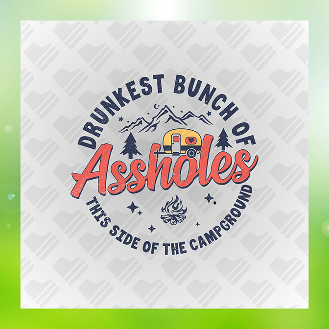 Drunkest Bunch Summer Sticker