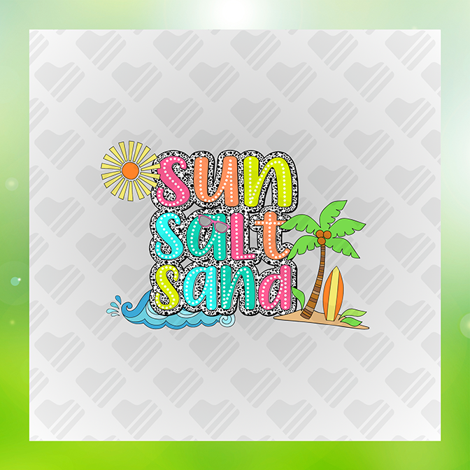 Sun Salt Sand Ver.2 Summer Sticker