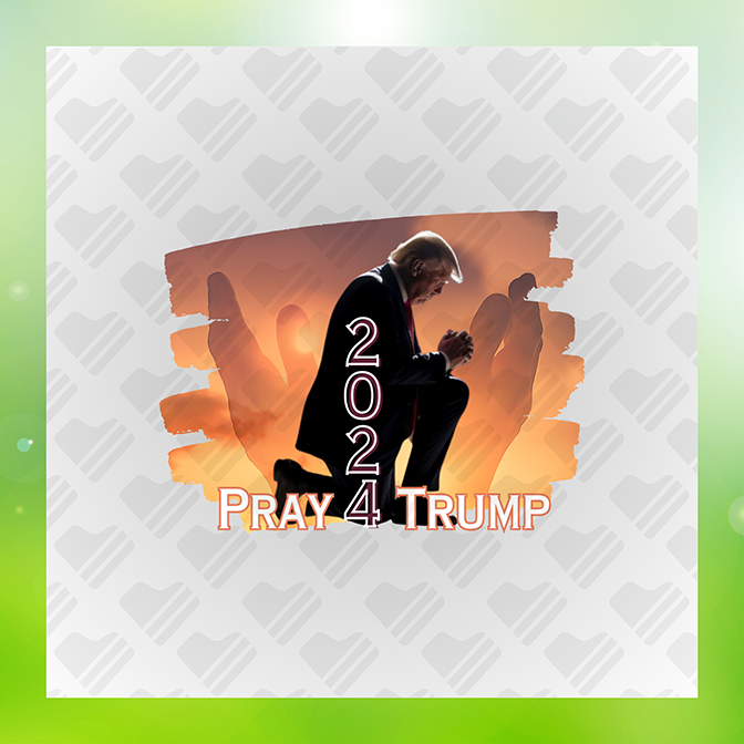 Pray 2024 Trump Trump Sticker