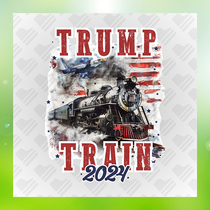 Trump Train 2024 Ver.2 Trump Sticker