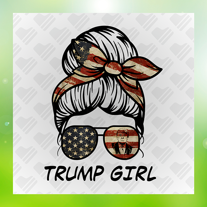 Trump Girl Ver.6 Trump Sticker