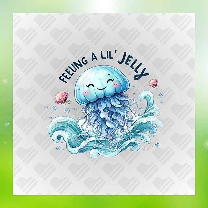Feelin a lil' jelly v.2 Summer Sticker