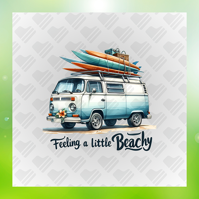 Feeling a Little Beachy Summer Sticker