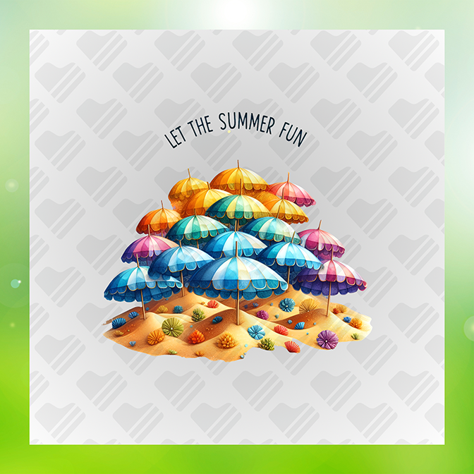 Let The Summer Fun Ver.2 Summer Sticker