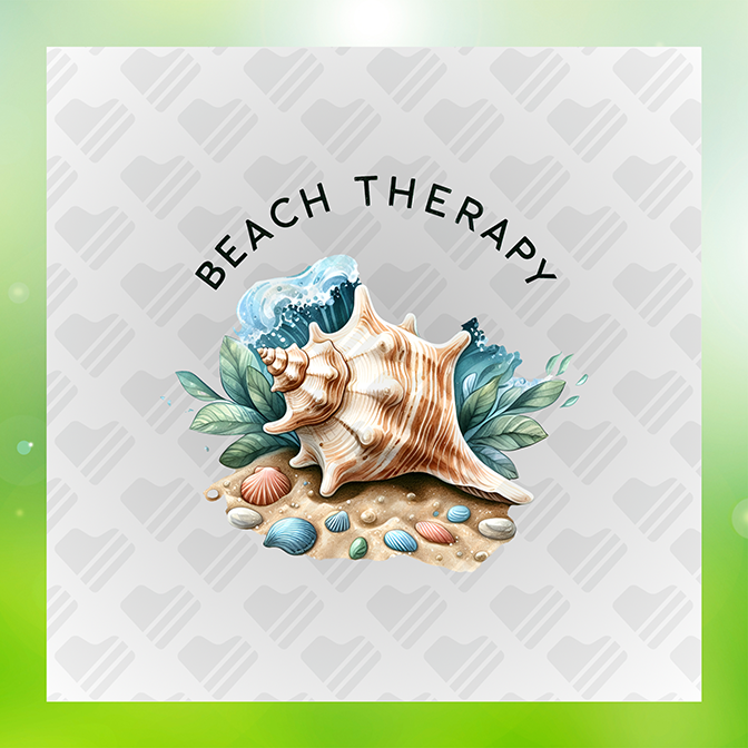 Beach Therapy Summer Sticker