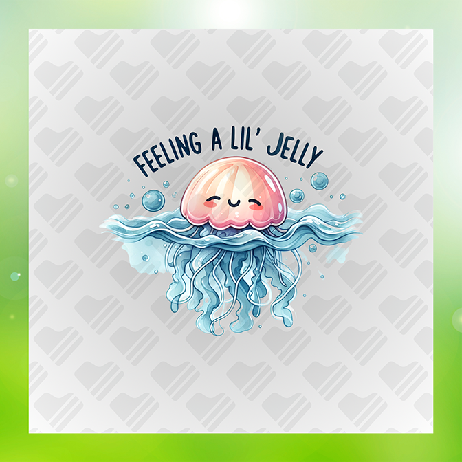 Feeling A Lil' Jelly V2 Summer Sticker