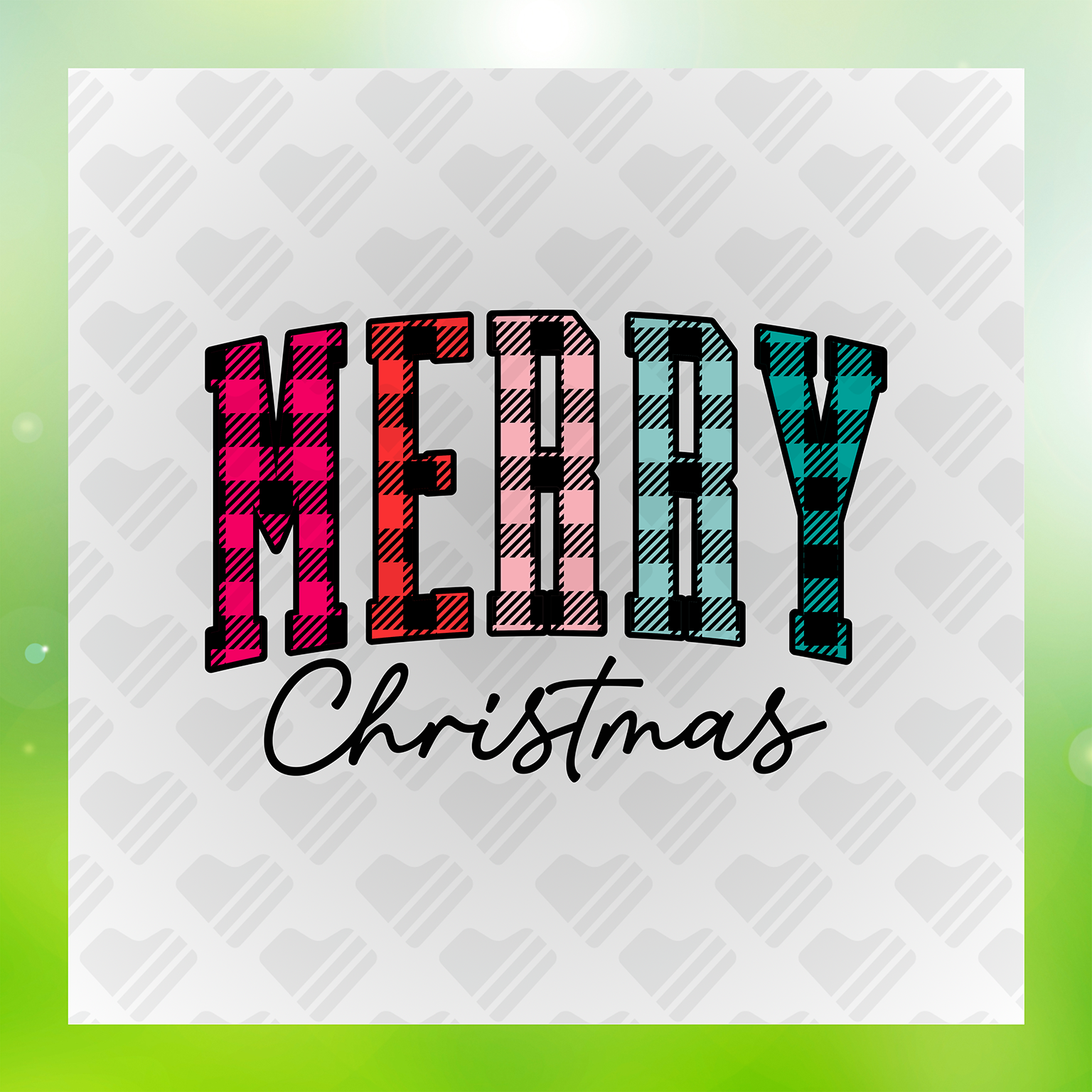 Holiday Merry Christmas Transfer