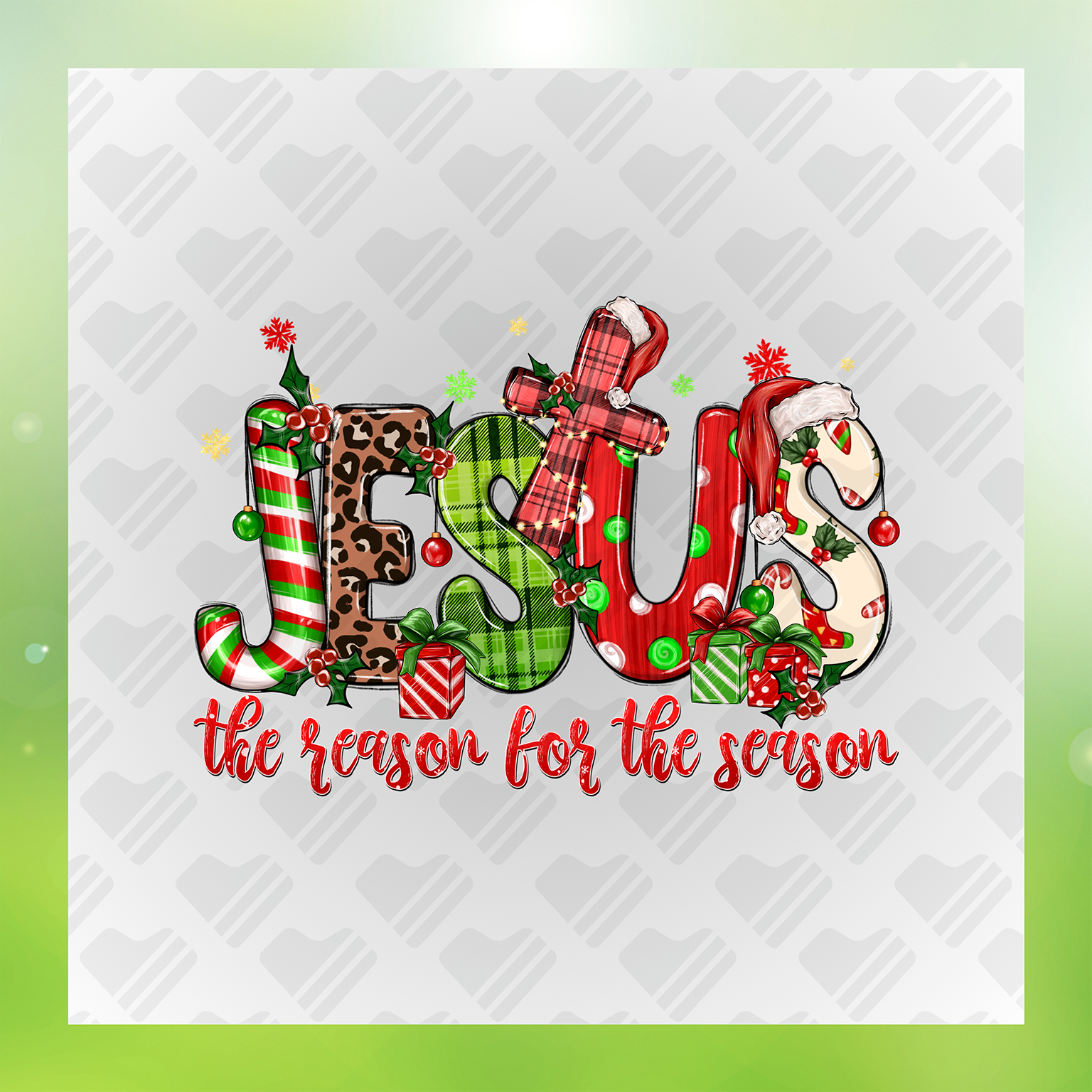 Jesus Is The Reason For The Season Transfer