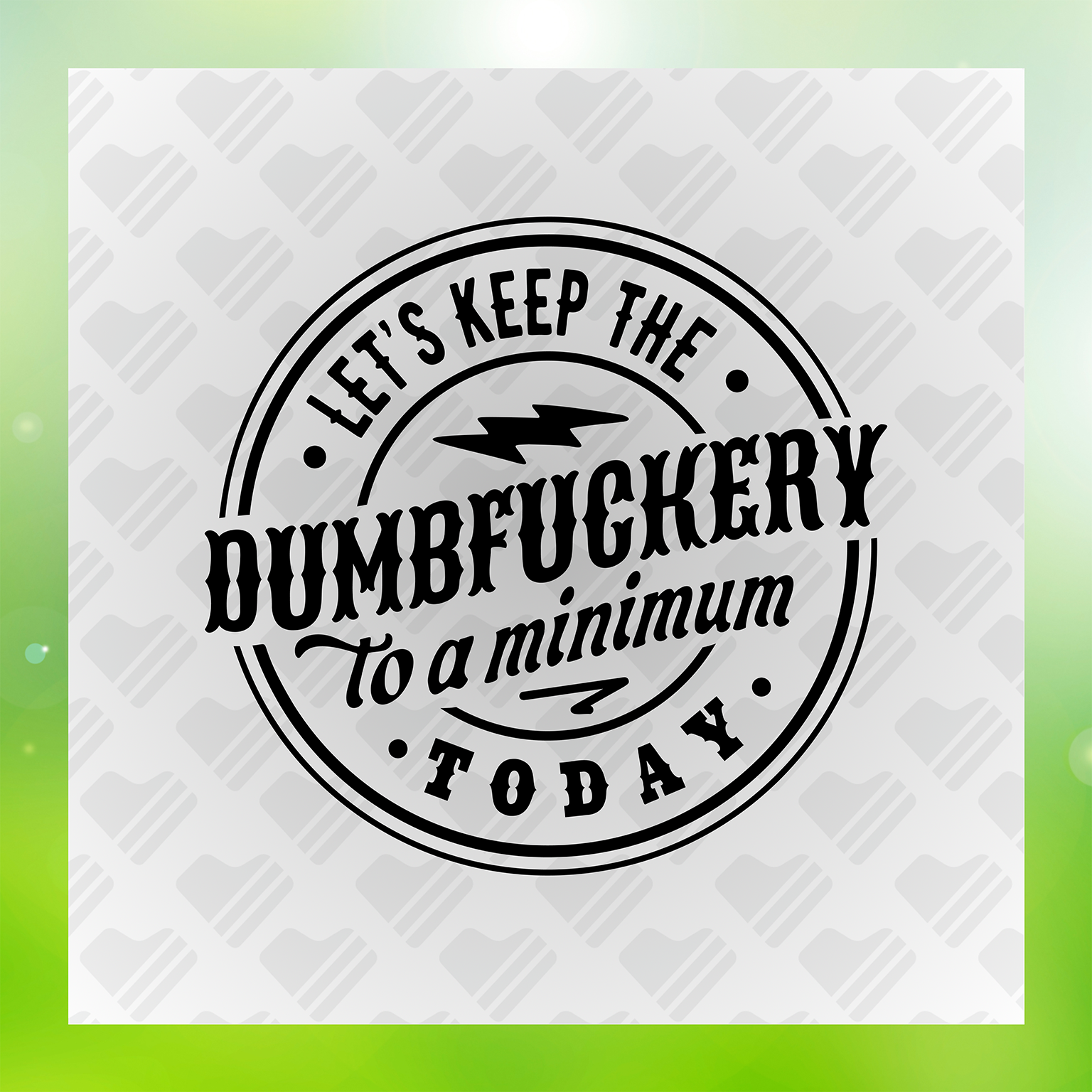 Keep The Dumbfuckery To A Minimum Vr. 3 Transfer