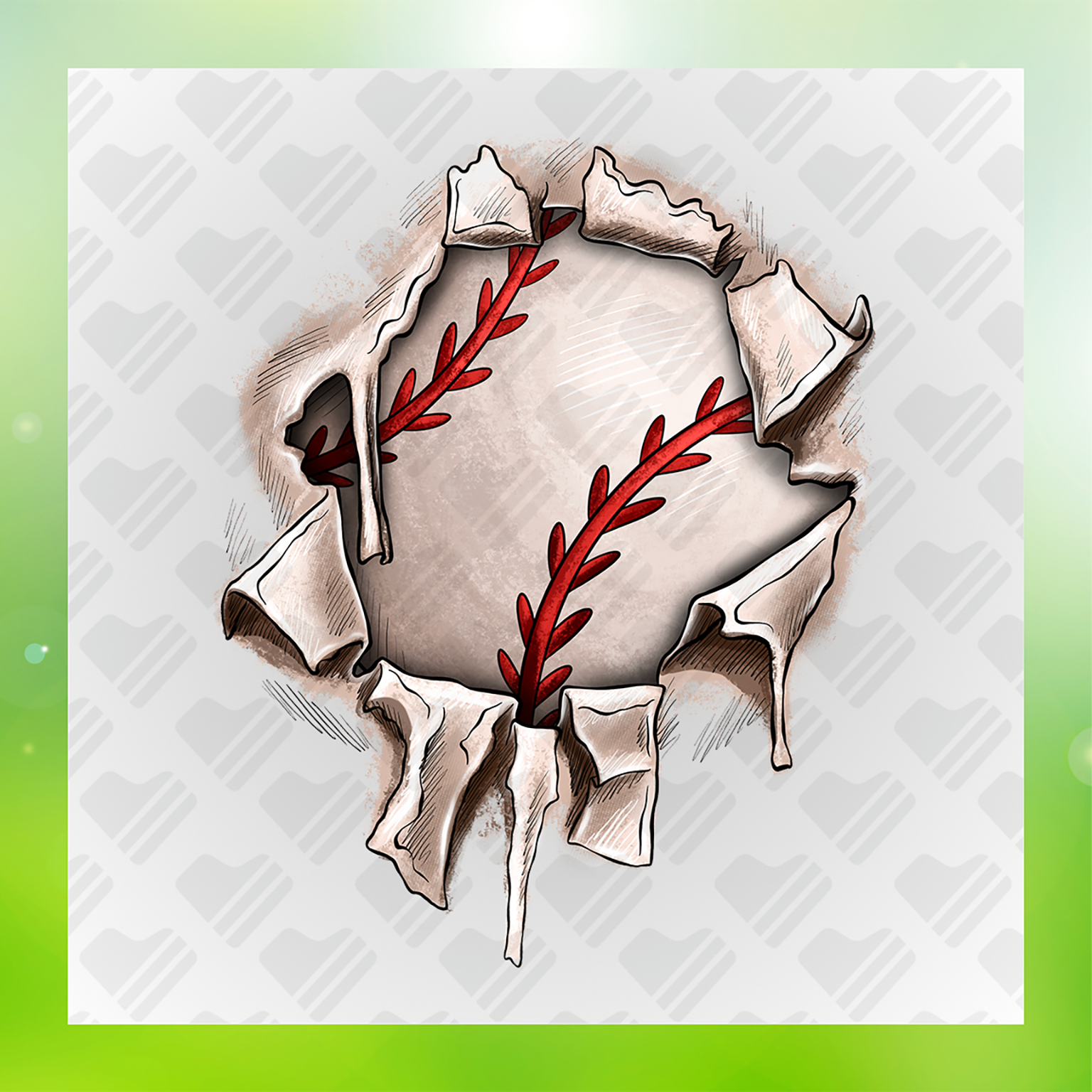 I Love Baseball Transfer