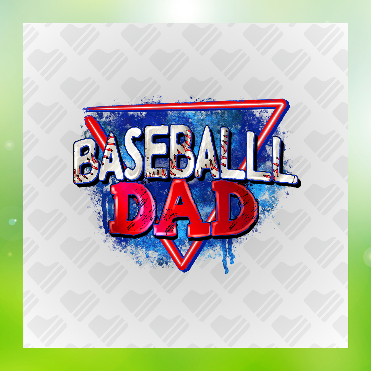 Baseball Dad Transfer