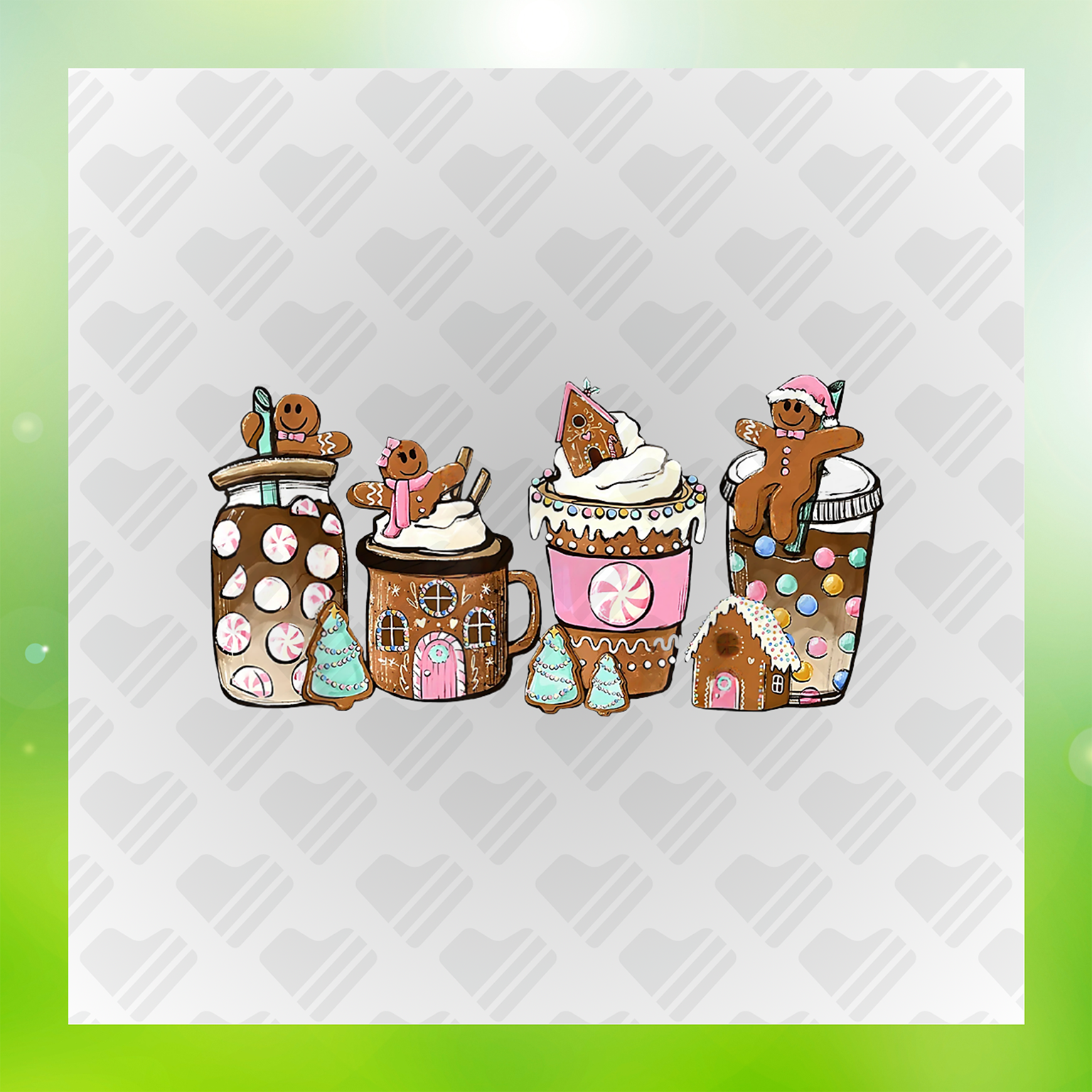 Gingerbread House Transfer