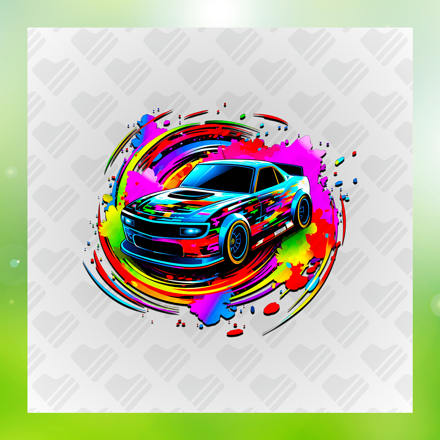 Colorful Car Transfer