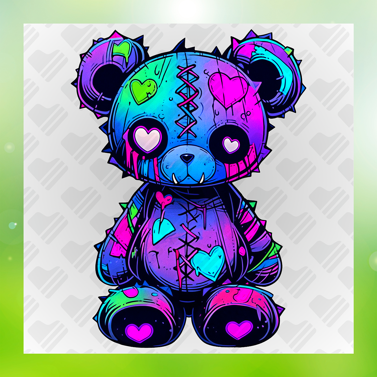 Graffiti Bear Transfer
