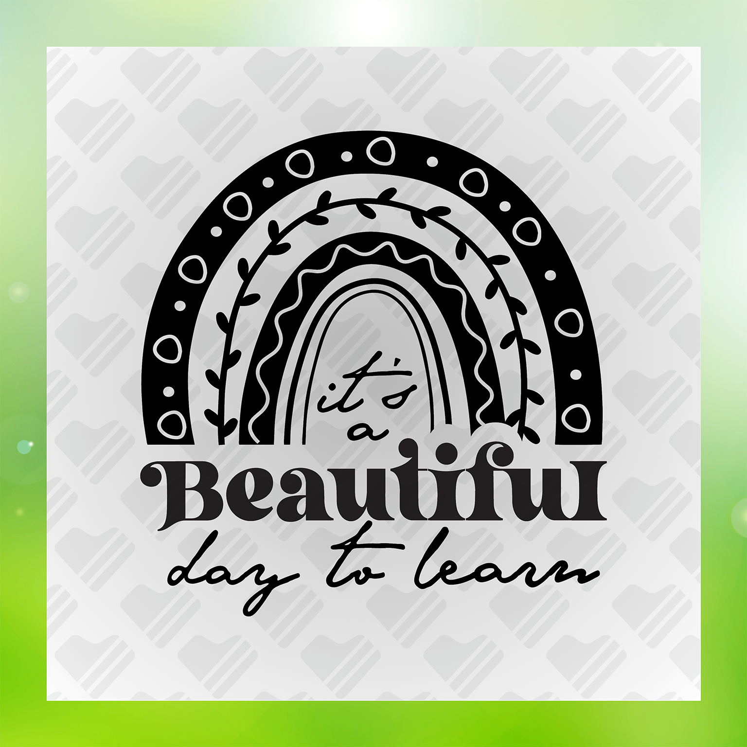 Its A Beautiful Day To Learn Transfer