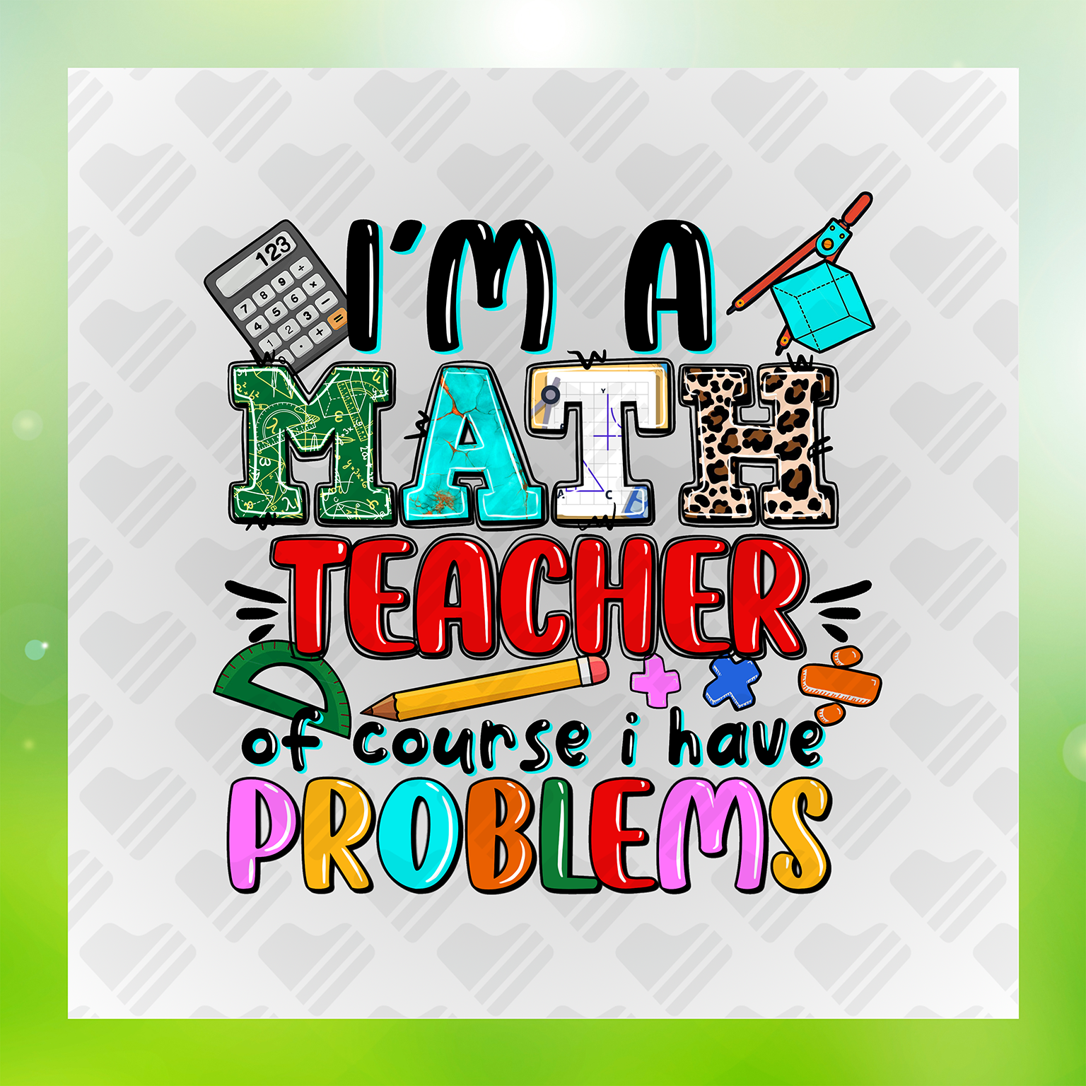 Im A Math Teacher Transfer
