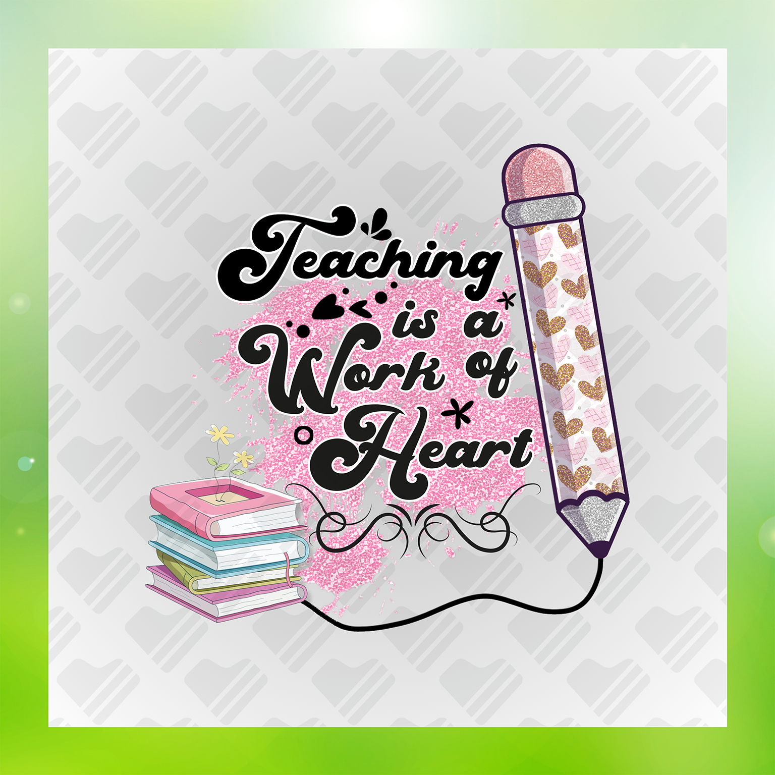 Pen And Books Transfer