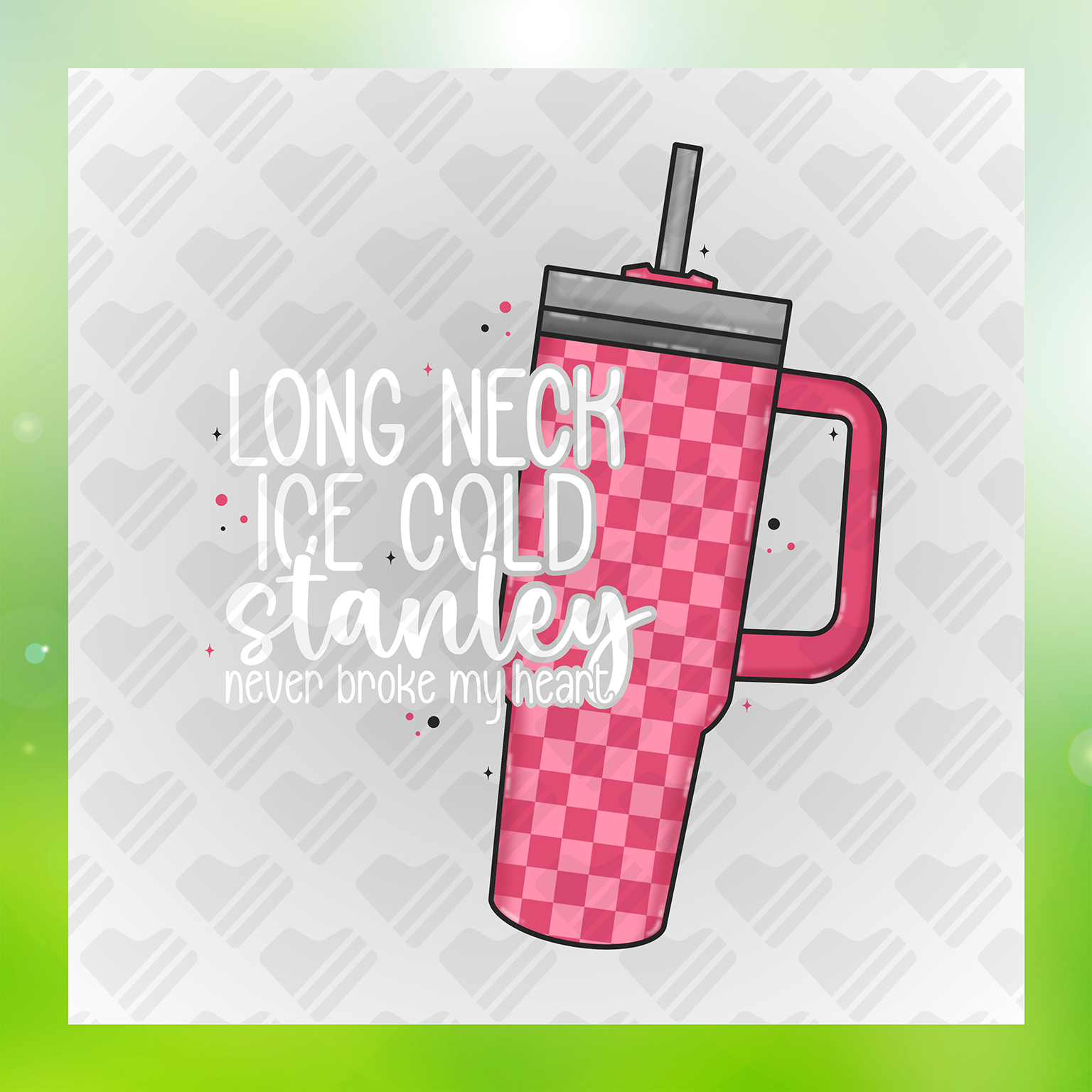 Long Neck Ice Cold Stanley Transfer