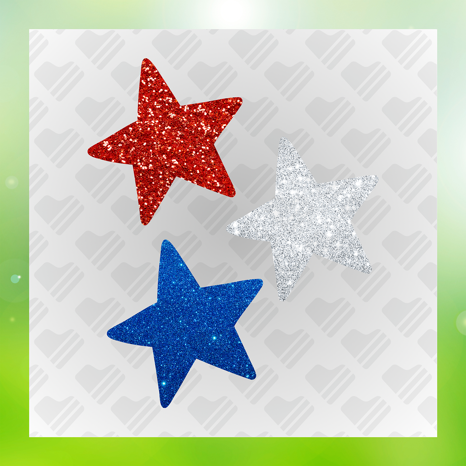 United States Patriotic Star Transfer