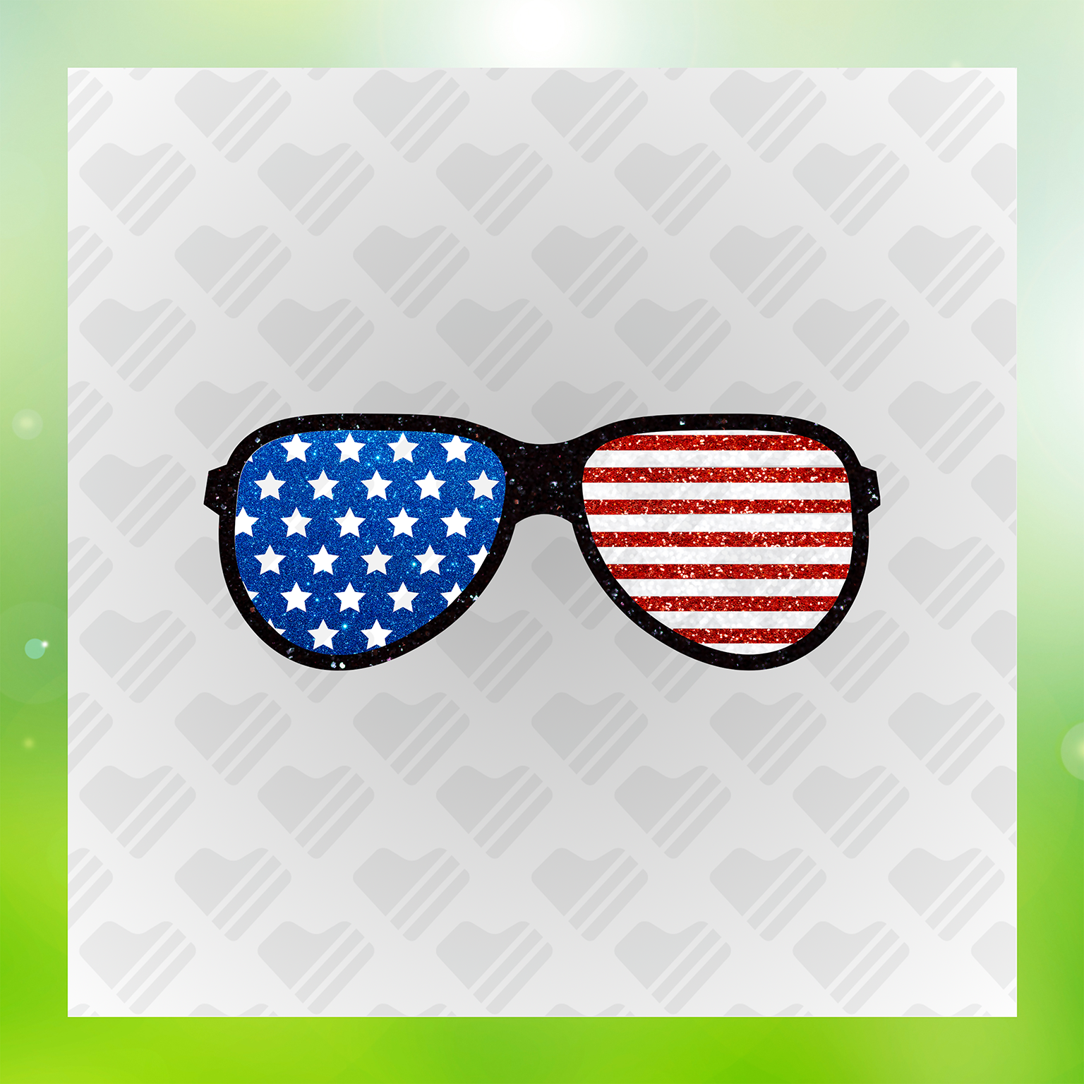 United States Red White And Blue Transfer