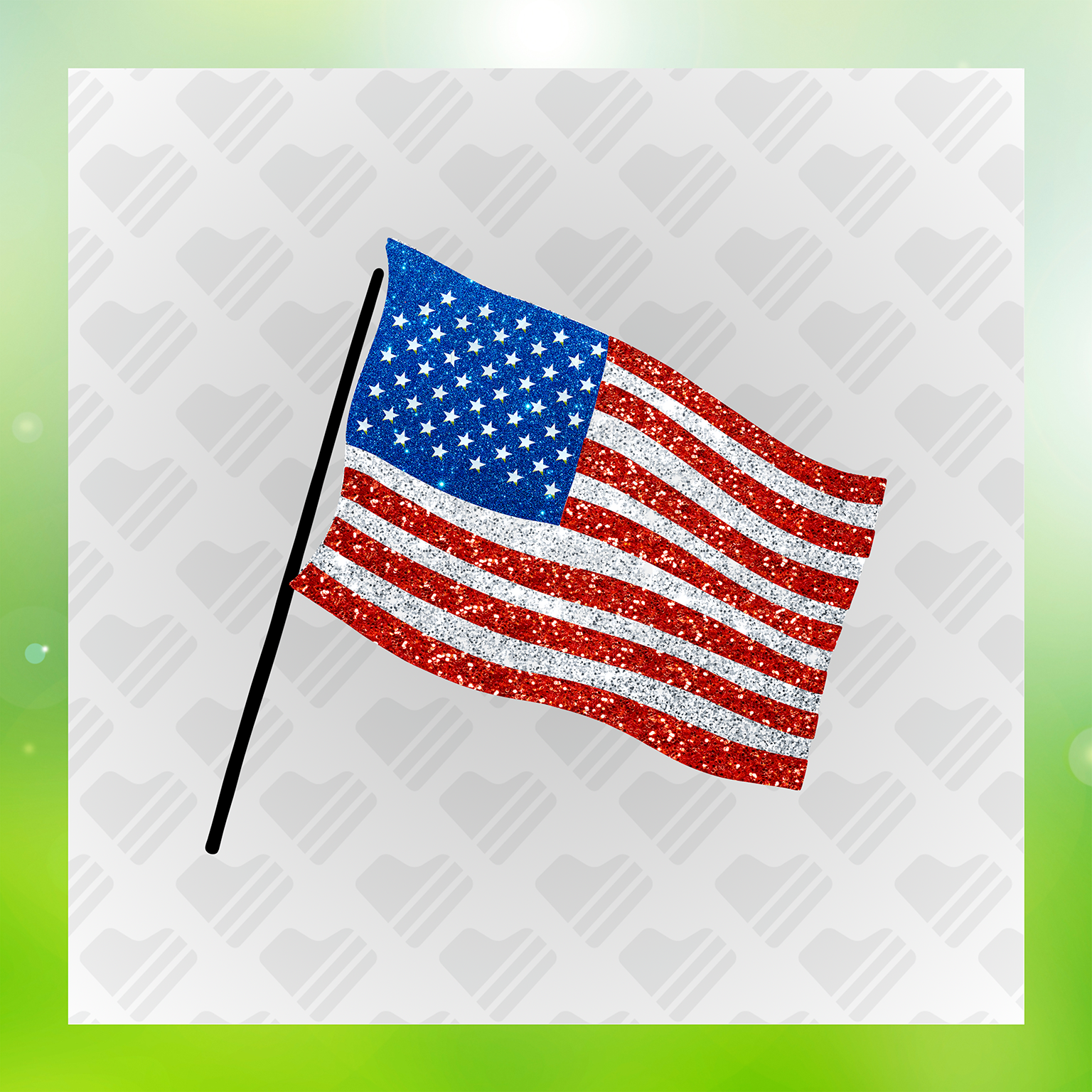 United States Of America Freedom Flag Transfer