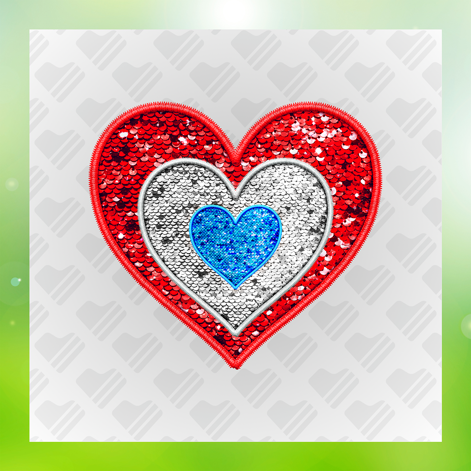 Stars Stripes And Sweetheart Smiles Transfer