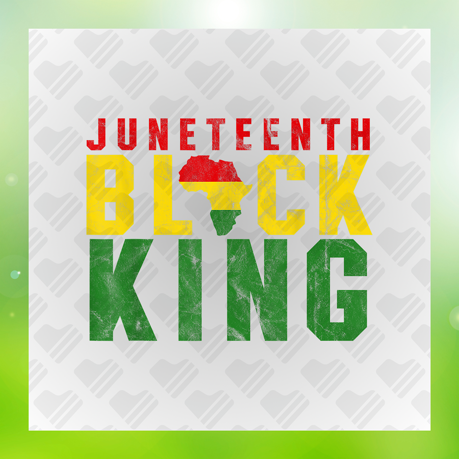 Juneteenth Black King Transfer