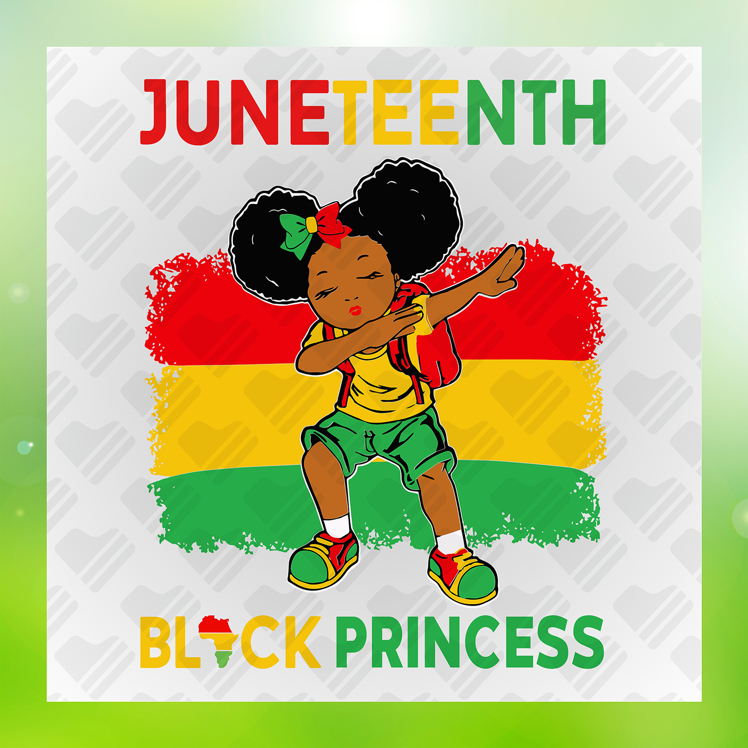 Juneteenth Black Princess Transfer