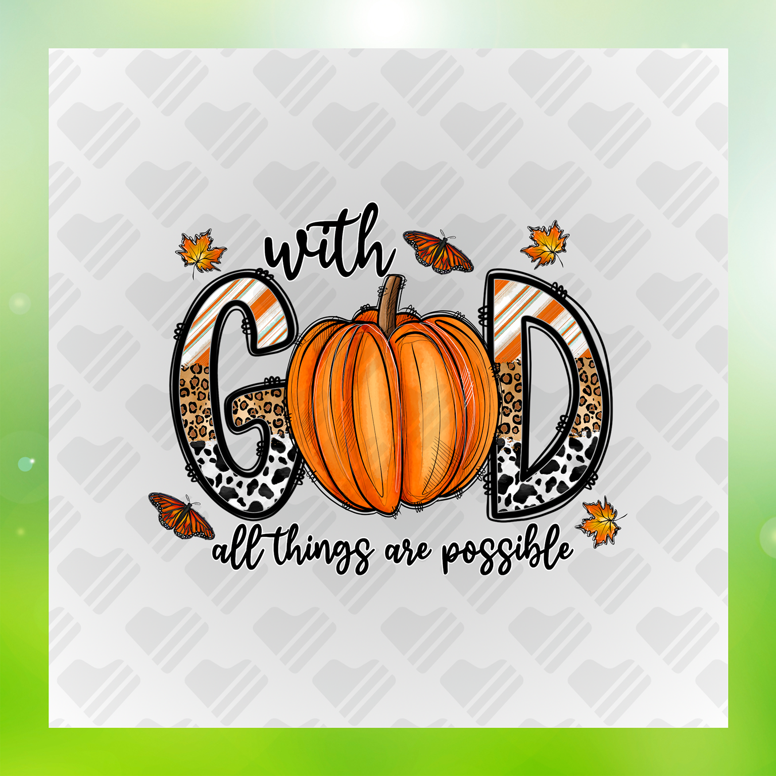 With God All Things Are Achievable Transfer