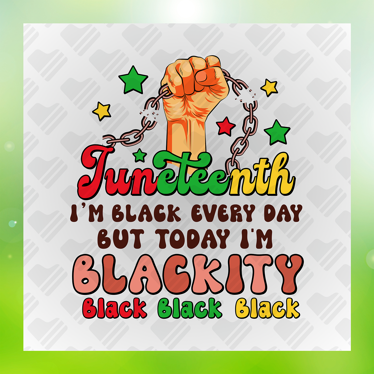 Blackity Black Transfer