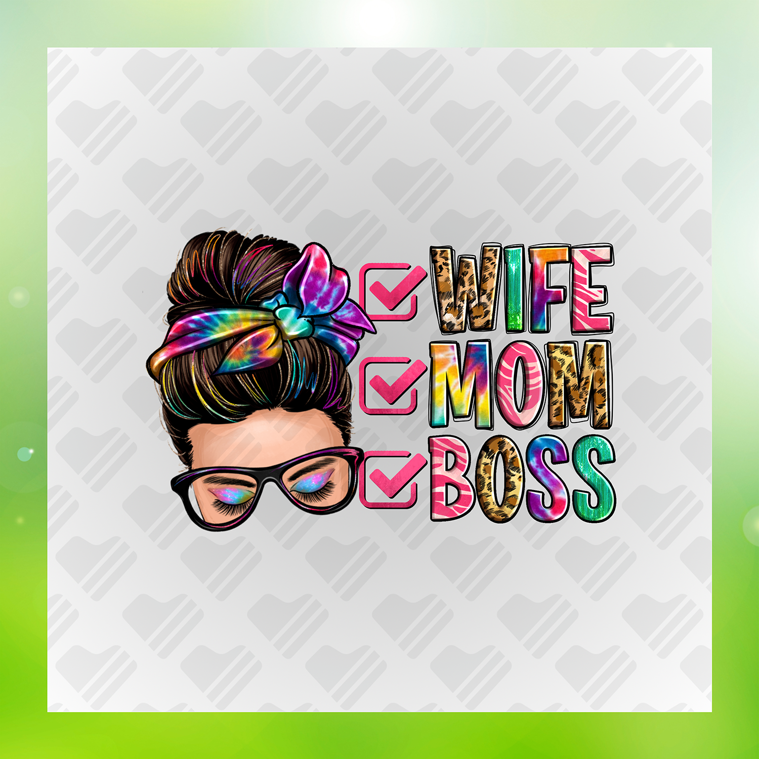 Mothers Day Wife Mom Boss Transfer
