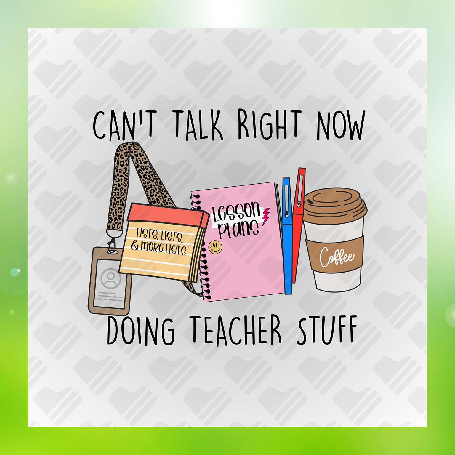 Doing Teacher Stuff Transfer