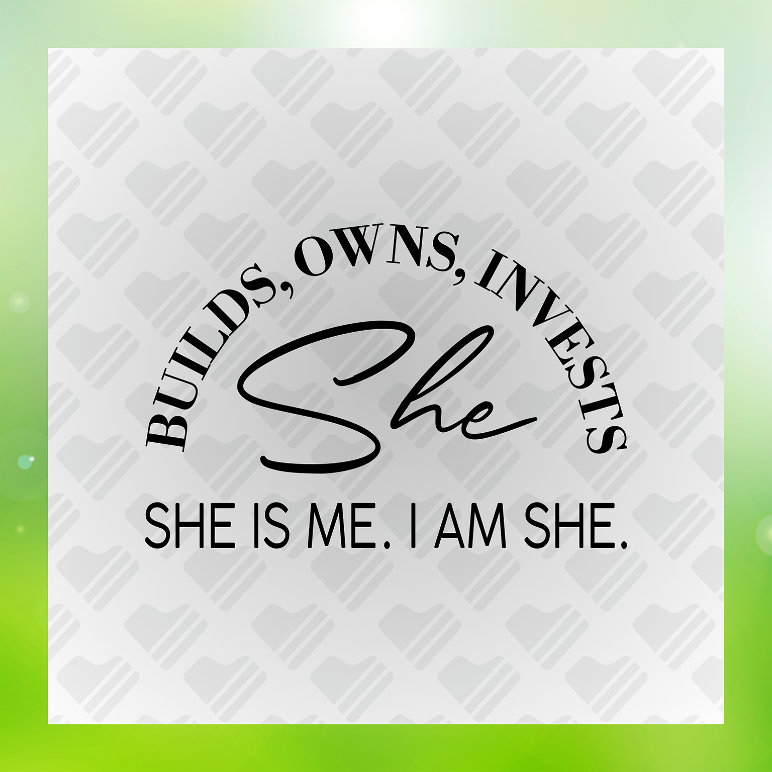 She Builds, Owns, Invests Transfer