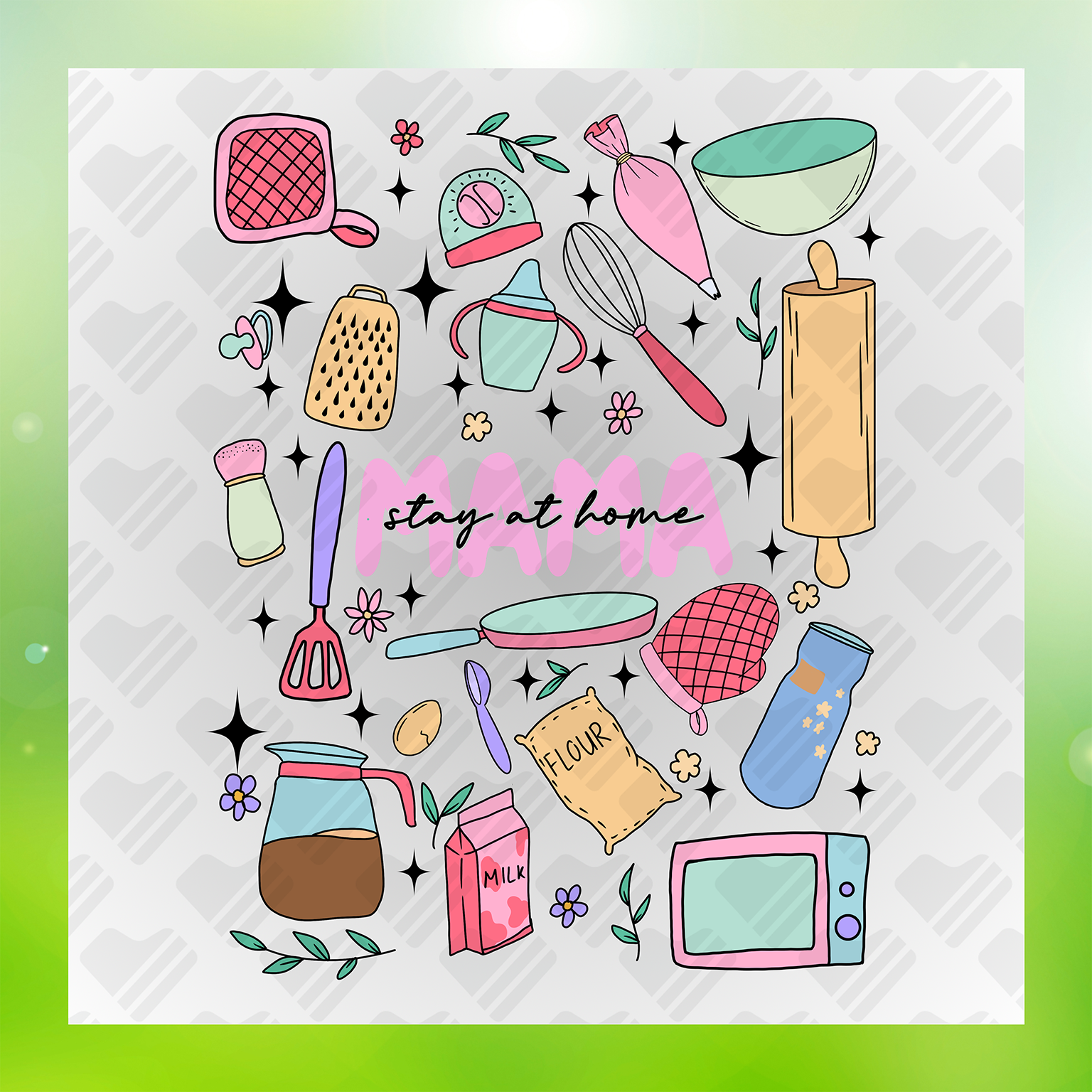 Dental Hygienist Stuffs Transfer