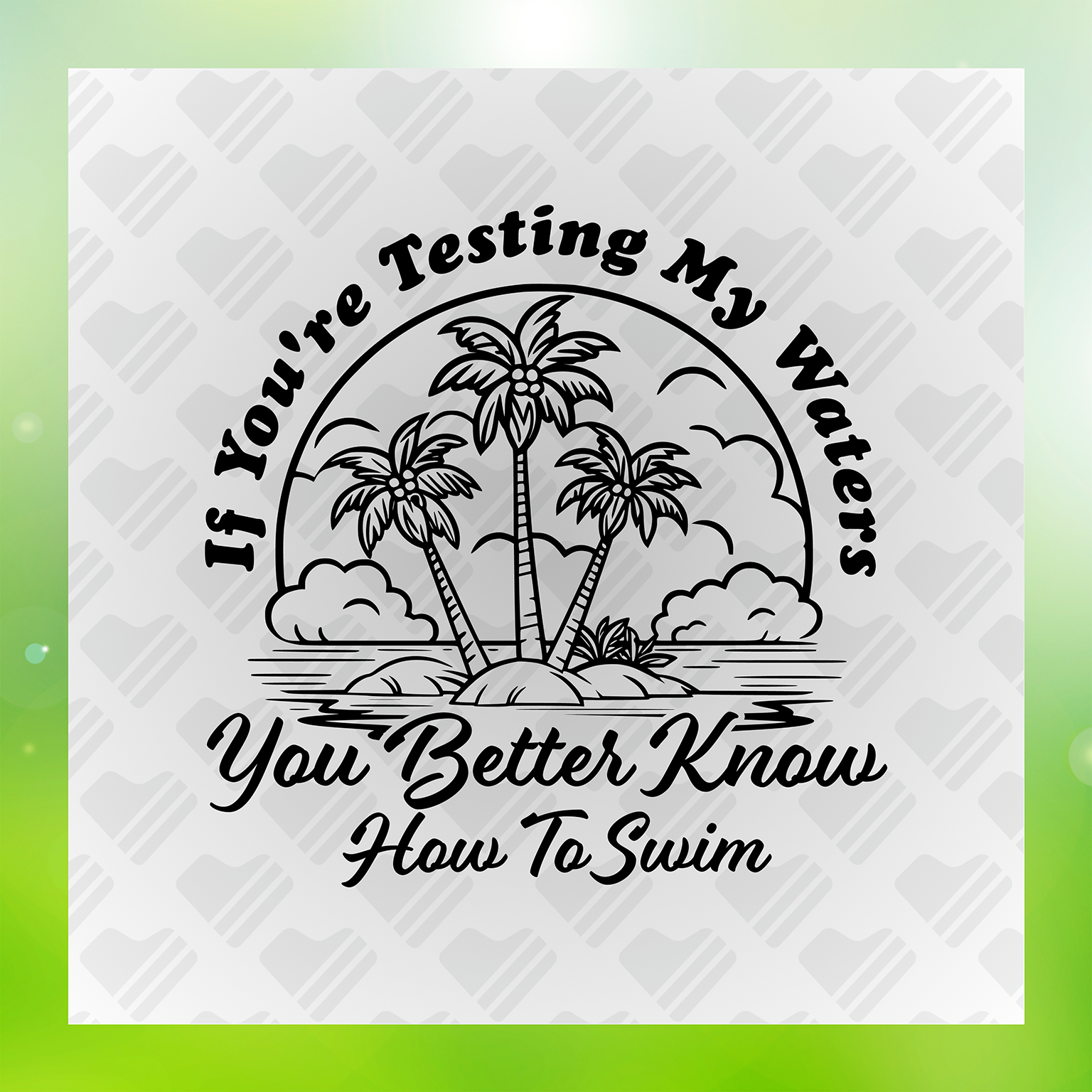 You Better Know How To Swim Vacation Transfer